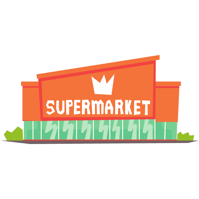 Supermarkt, Discounter, Einzelhandel, Großhandel